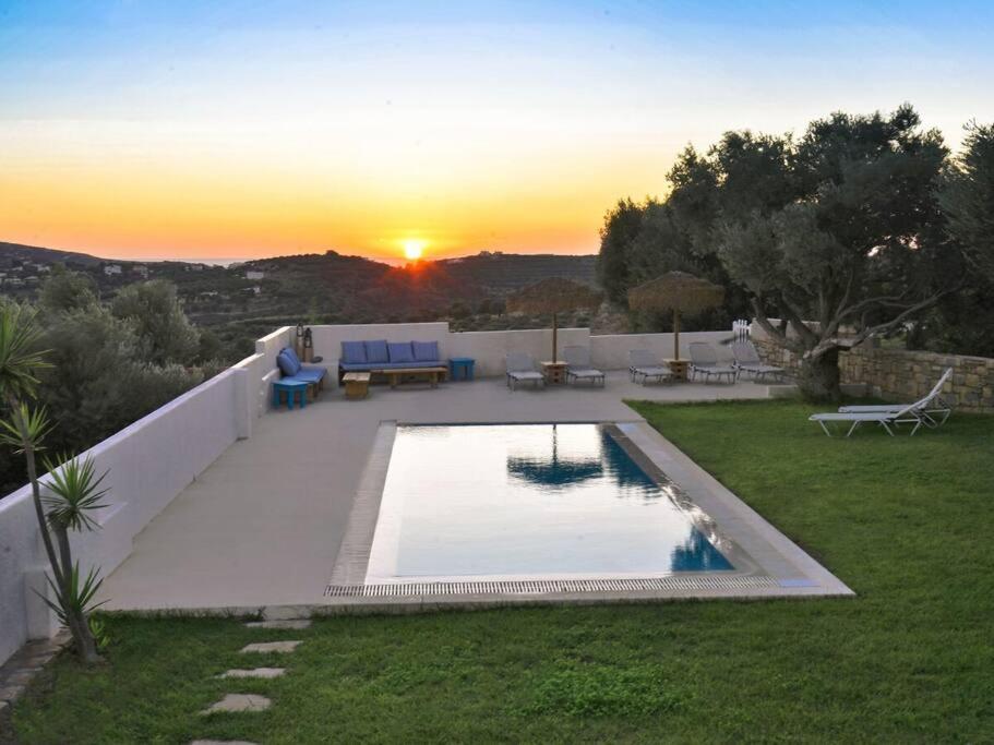 Holiday Villa Aspruga Private Pool, Absolutely Quiet, Secluded Location Pitsidia Exterior foto