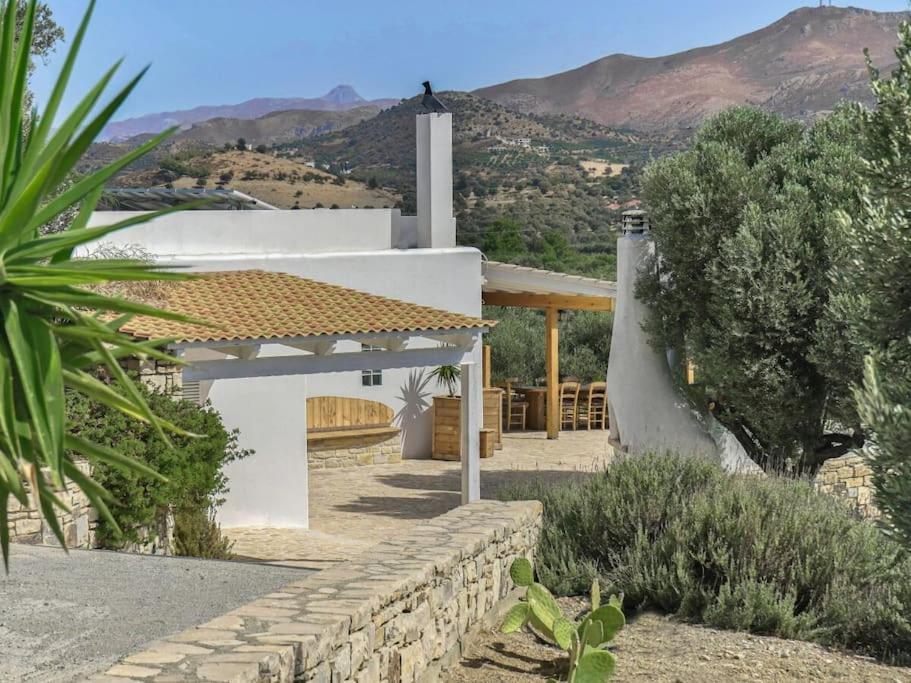 Holiday Villa Aspruga Private Pool, Absolutely Quiet, Secluded Location Pitsidia Exterior foto