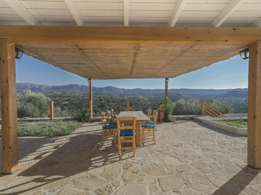 Holiday Villa Aspruga Private Pool, Absolutely Quiet, Secluded Location Pitsidia Exterior foto