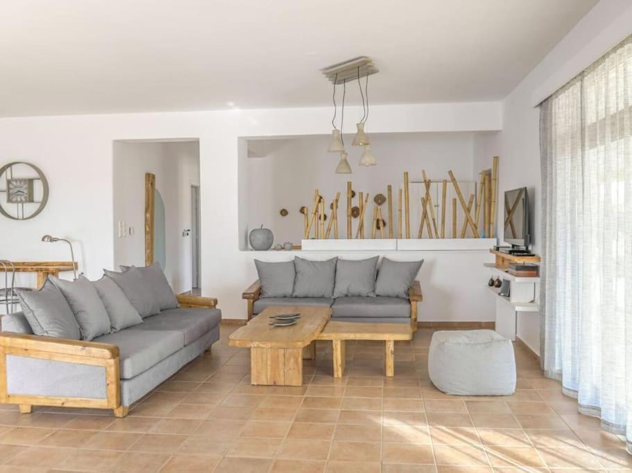 Holiday Villa Aspruga Private Pool, Absolutely Quiet, Secluded Location Pitsidia Exterior foto