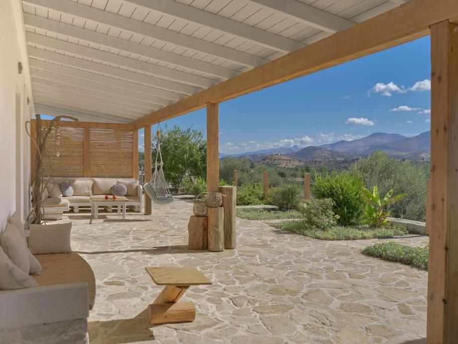 Holiday Villa Aspruga Private Pool, Absolutely Quiet, Secluded Location Pitsidia Exterior foto